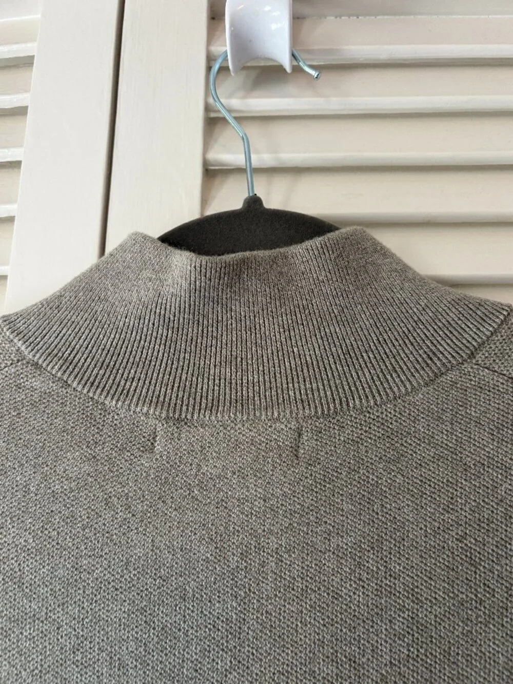Banana Republic men's Supima Cotton Honeycomb Full Zip Cardigan sweater large